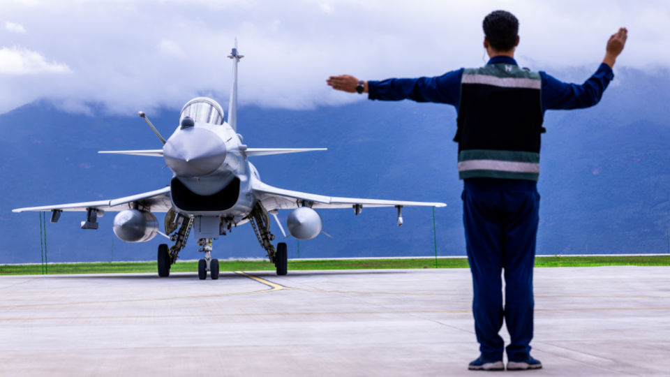 J-10 multi-role fighter jet takes off for training