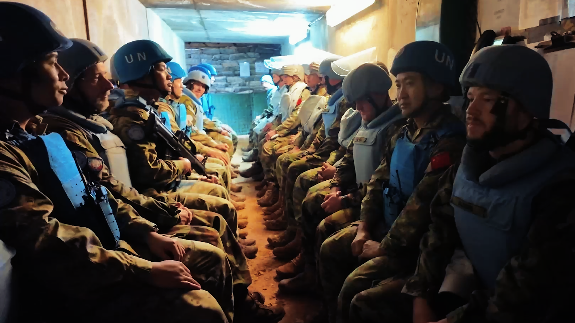 Chinese peacekeepers in Lebanon conduct joint defense drills with multinational forces