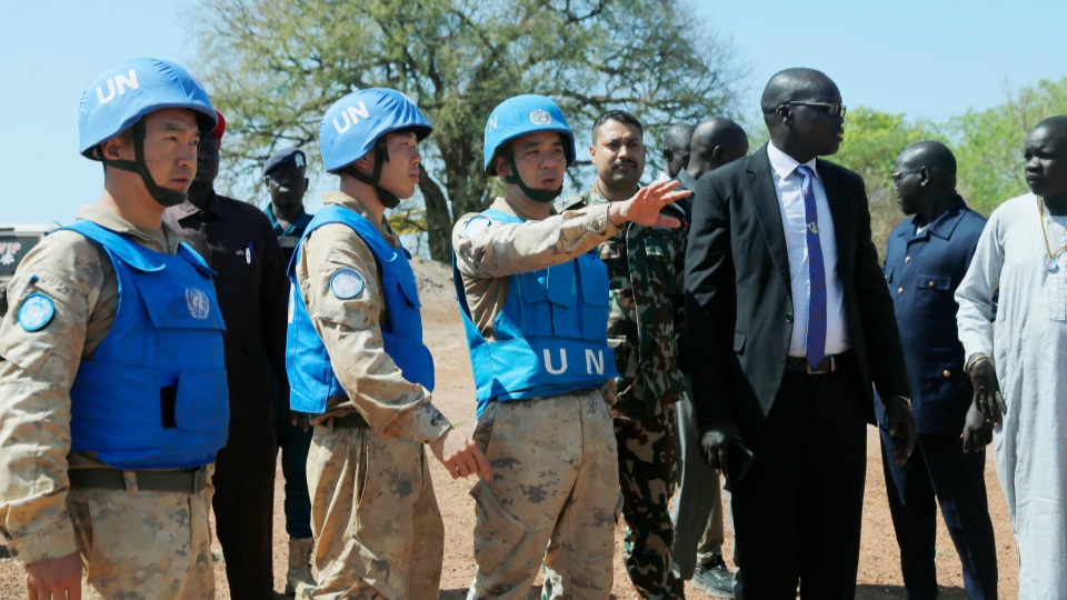 Chinese peacekeepers survey lifeline in South Sudan