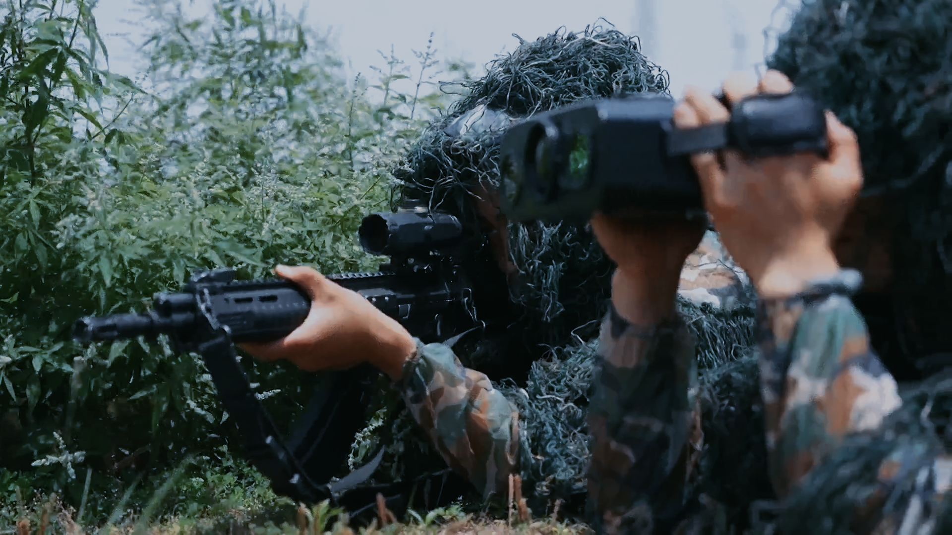 PLA Army Scouts Conduct Infiltration, Raid Exercise