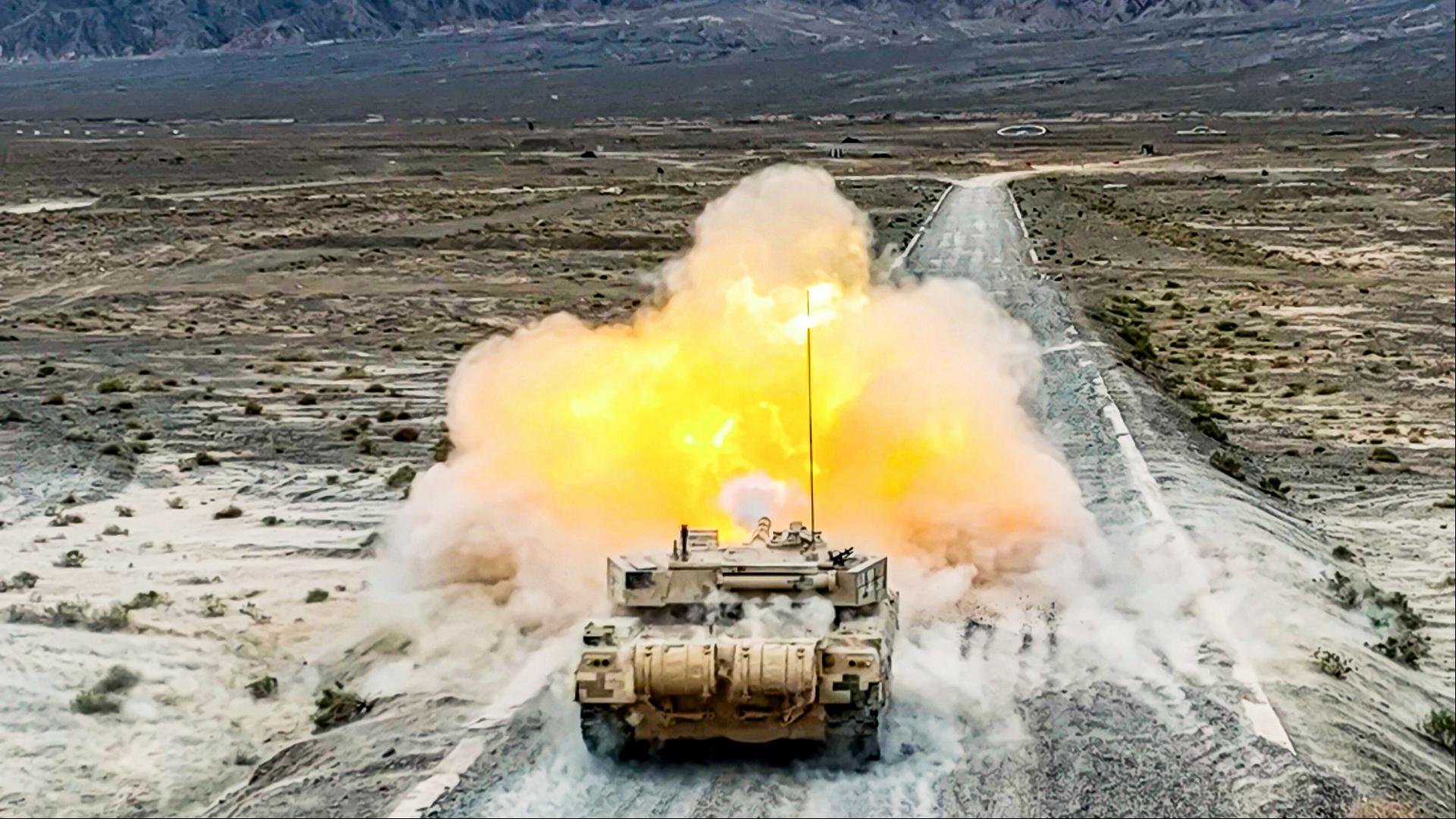 ZTZ-96A main battle tank in live-fire assessment
