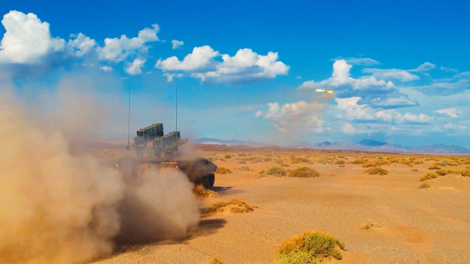 Anti-tank Missile Troops Conduct Tactical Drill