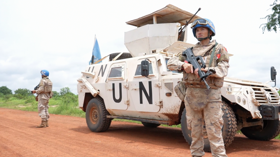 Chinese peacekeepers to South Sudan (Juba) complete joint patrol with UN military observers