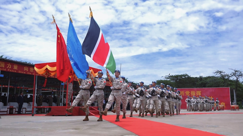 Chinese Peacekeepers to South Sudan (Juba) Awarded  UN Peace Medal of Honor