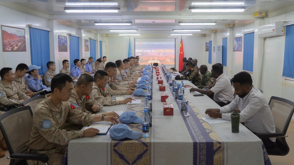 Chinese peacekeeping force to South Sudan (Wau) passes UN equipment inspection