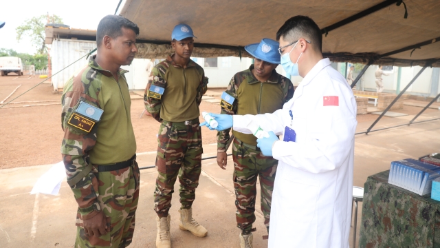 Chinese peacekeeping medical contingent to South Sudan (Wau) conducts medical outreach
