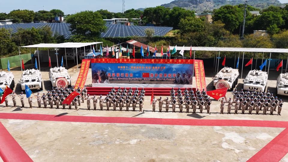 Chinese Peacekeepers to South Sudan (Juba) Awarded UN Peace Medal of Honor