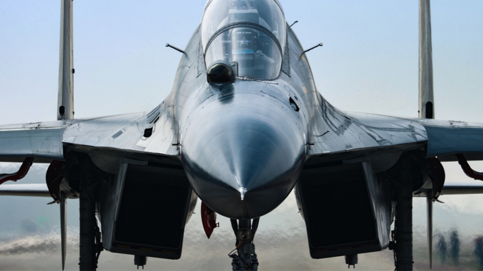 Su-30 jets set out for training