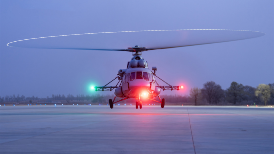 Mi-171Sh helicopters in round-the-clock training