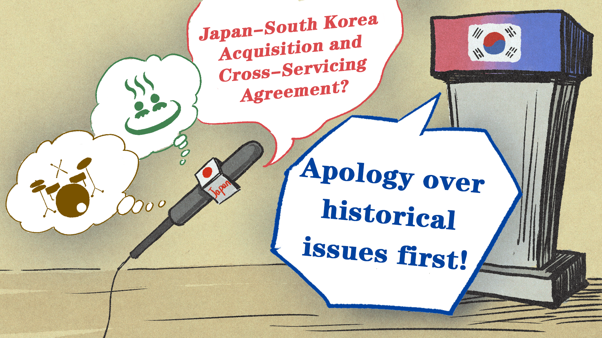 Cartoon | Sincere Apology Before Cooperation