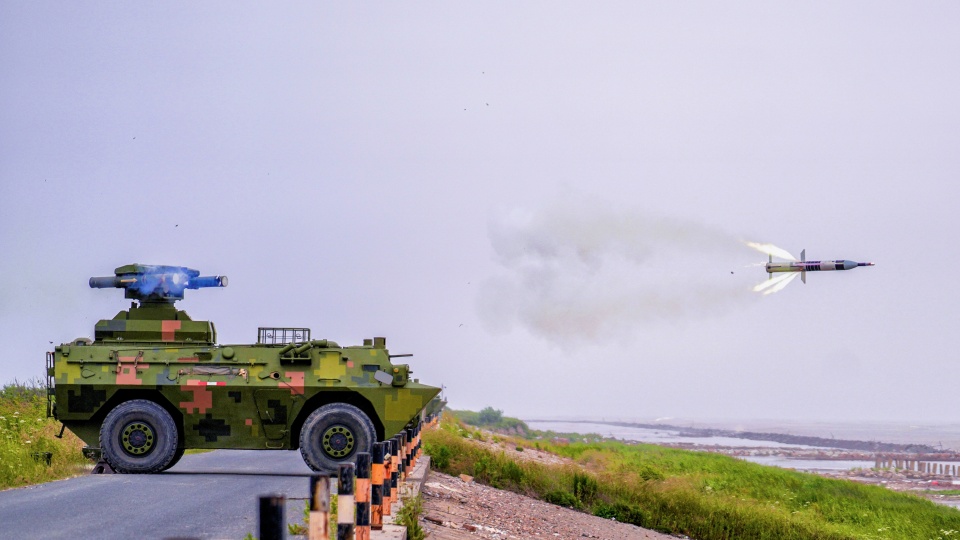 HJ-9 in live-fire drill