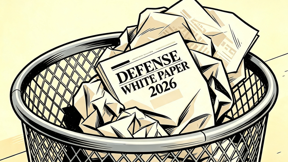 Cartoon | How Japan's Defense White Paper counts to 8