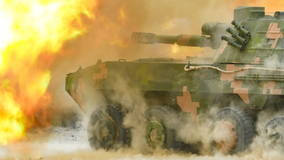 Multiple types of equipment in live-fire training