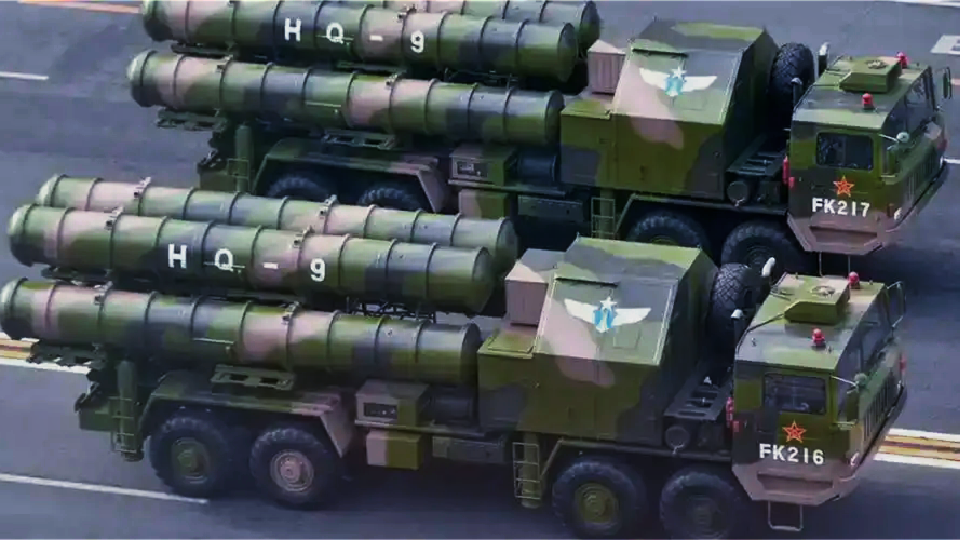 PLA Air Force's HQ-9 Long-range Air Defense Missile Systems in Action