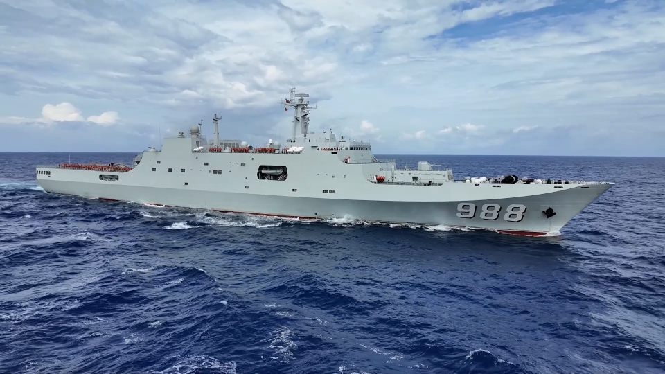 Chinese PLA Navy's 83rd taskforce conducts ocean-going training
