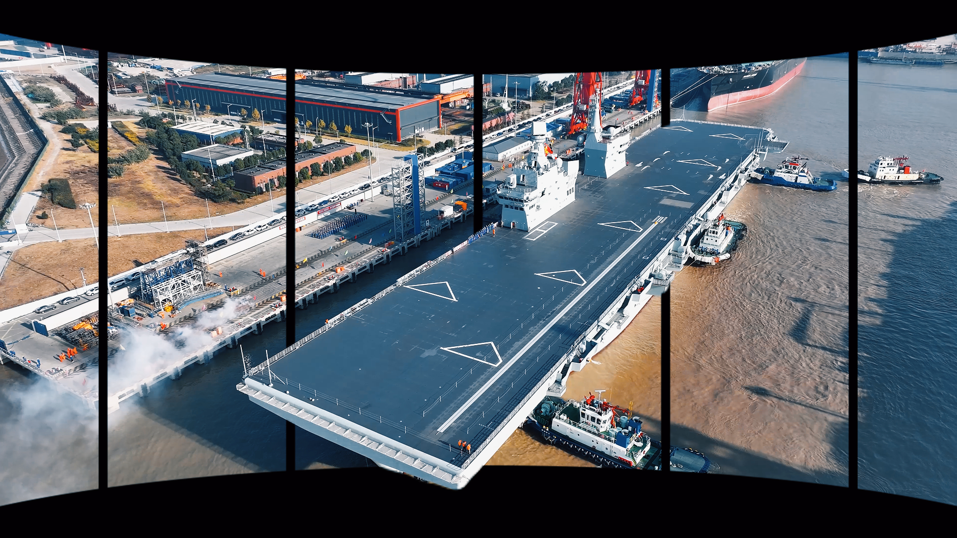 Chinese PLA Navy's First Type 076 Amphibious Assault Ship 