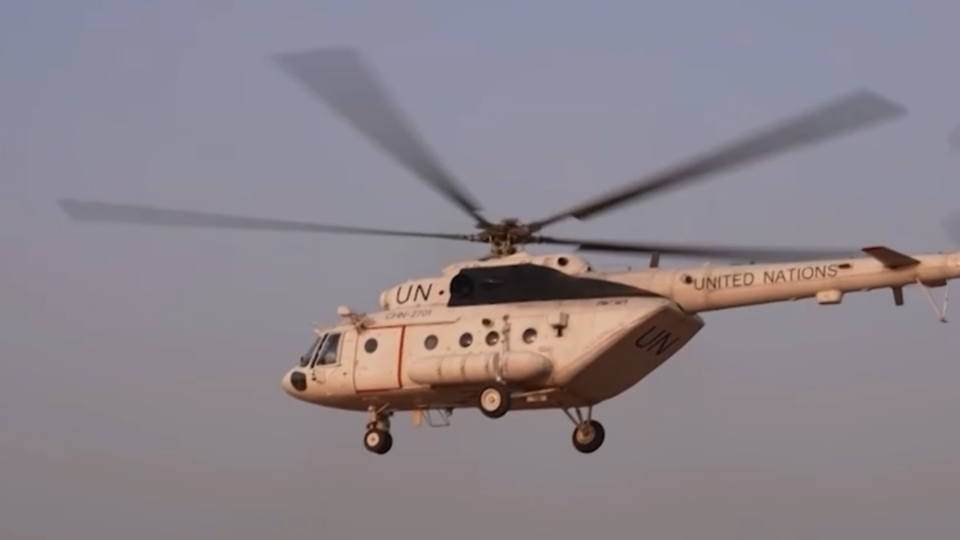 6th Chinese Peacekeeping Helicopter Unit to Abyei Completes First Flight Mission