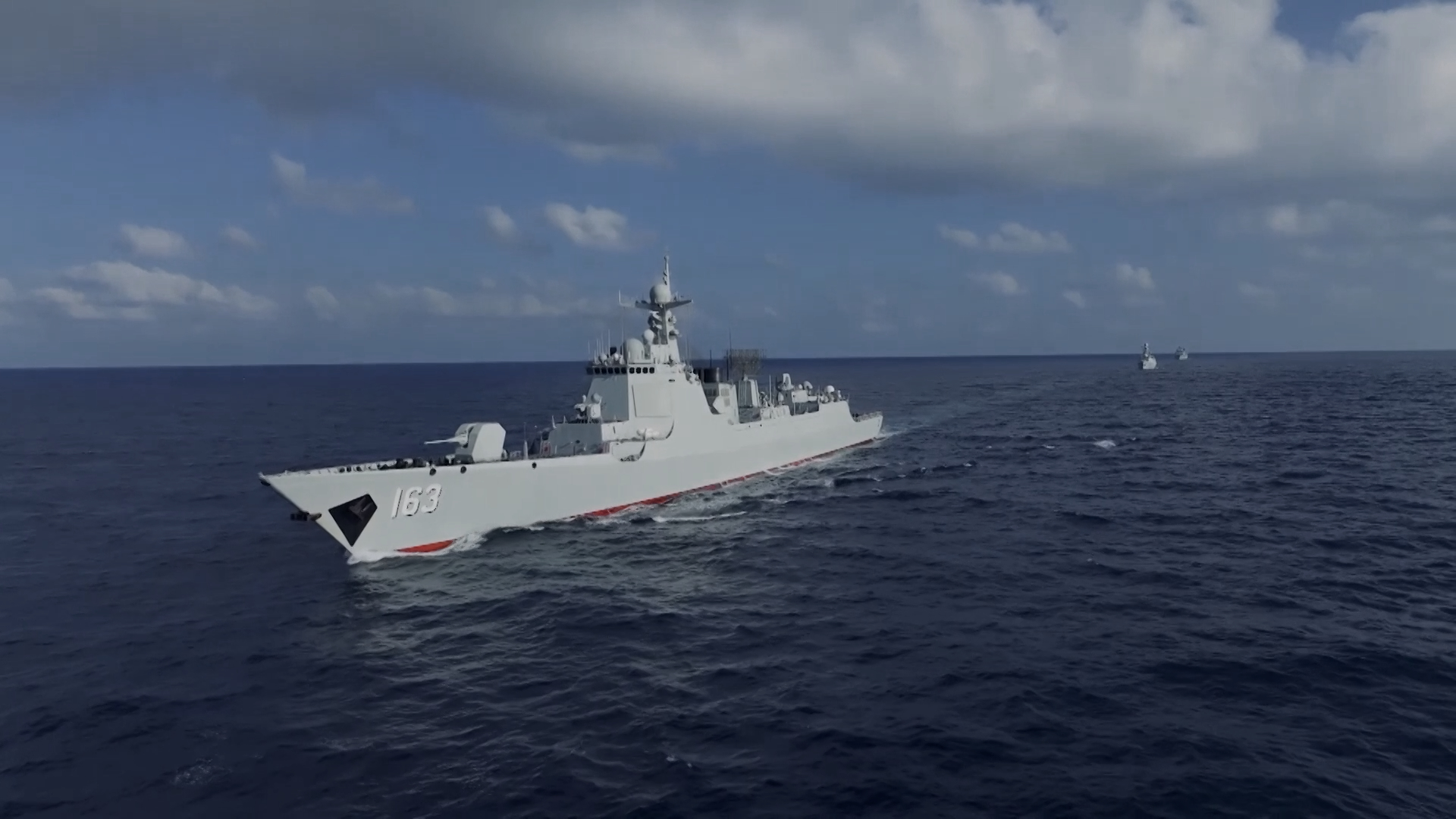 PLA Navy and Air Force Troops Conduct Joint Training