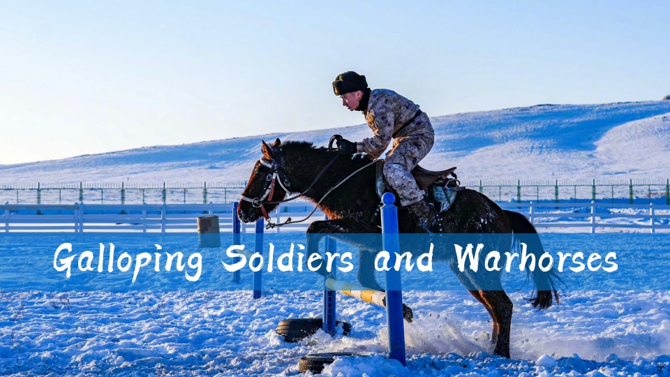 Galloping Soldiers and Warhorses
