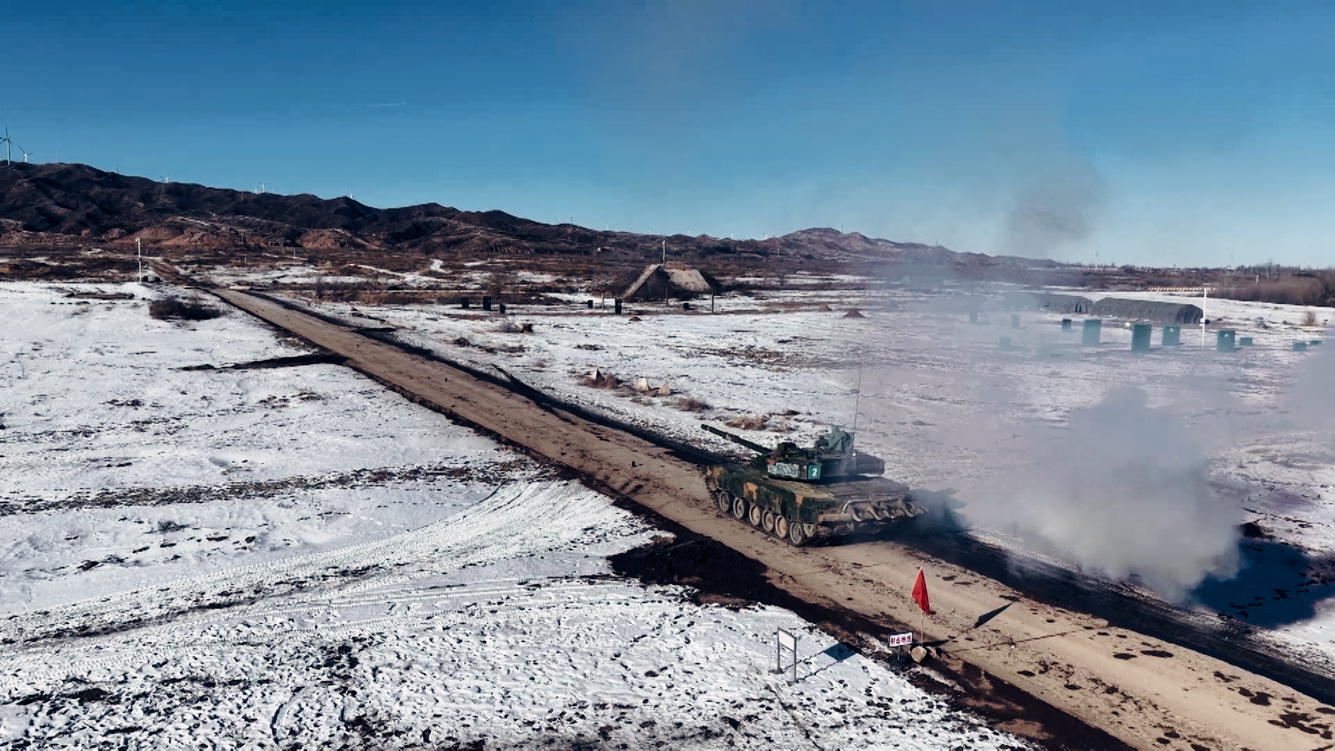 Armored troops in live-fire assessment