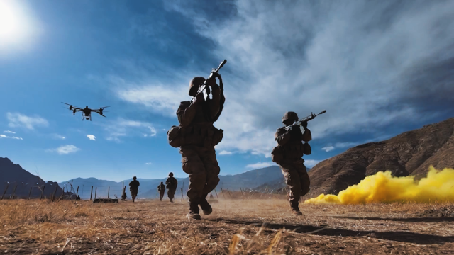 Army Soldiers Conduct Urban Warfare Simulation Exercise