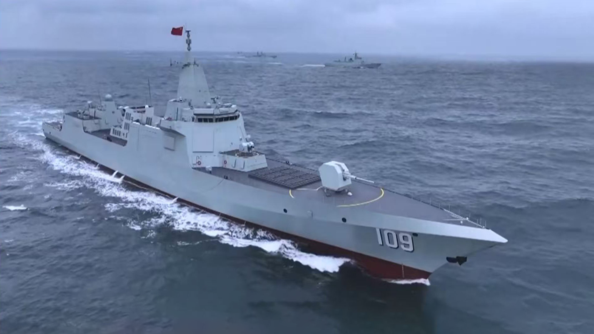 Two New Type 055 Destroyers Commissioned to PLA Navy