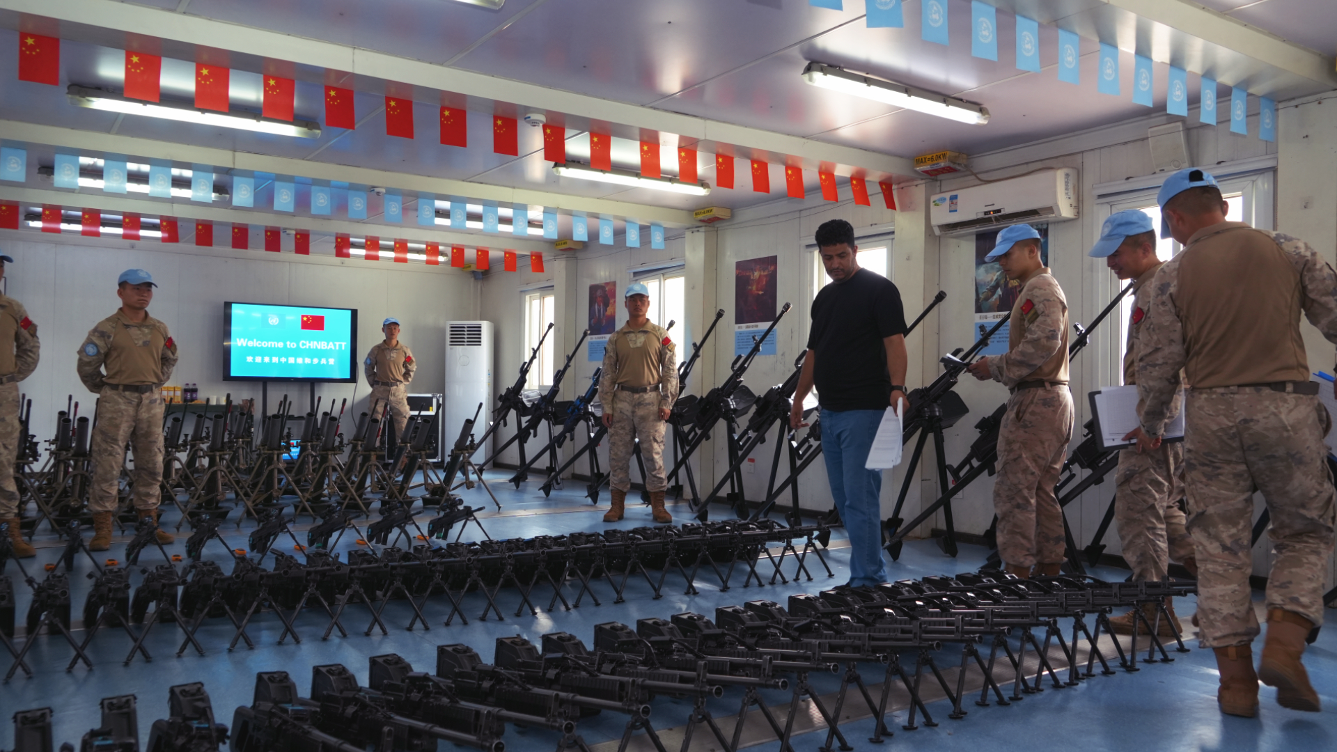 12th Chinese Peacekeeping Infantry Battalion to South Sudan (Juba) Passes UN Equipment Inspection