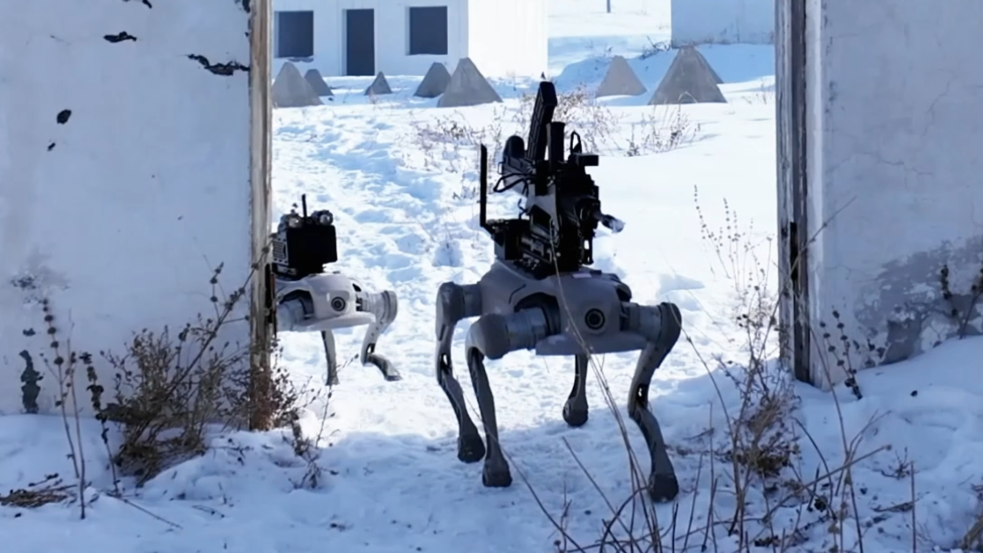 Tactical Coordination Drill Using Unmanned Equipment