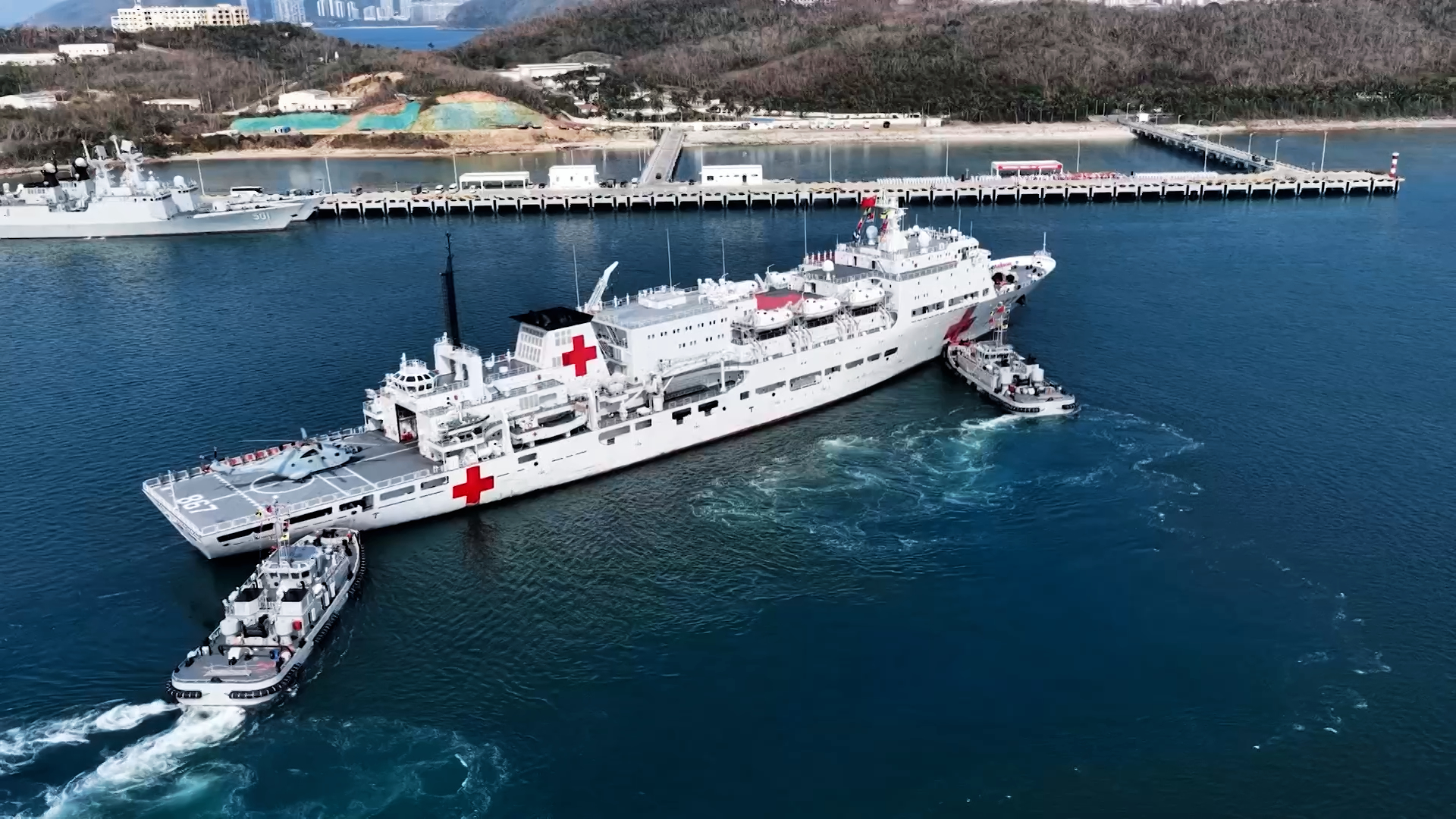 Chinese naval hospital ship Silk Road Ark returns home after completing Harmony Mission 2025
