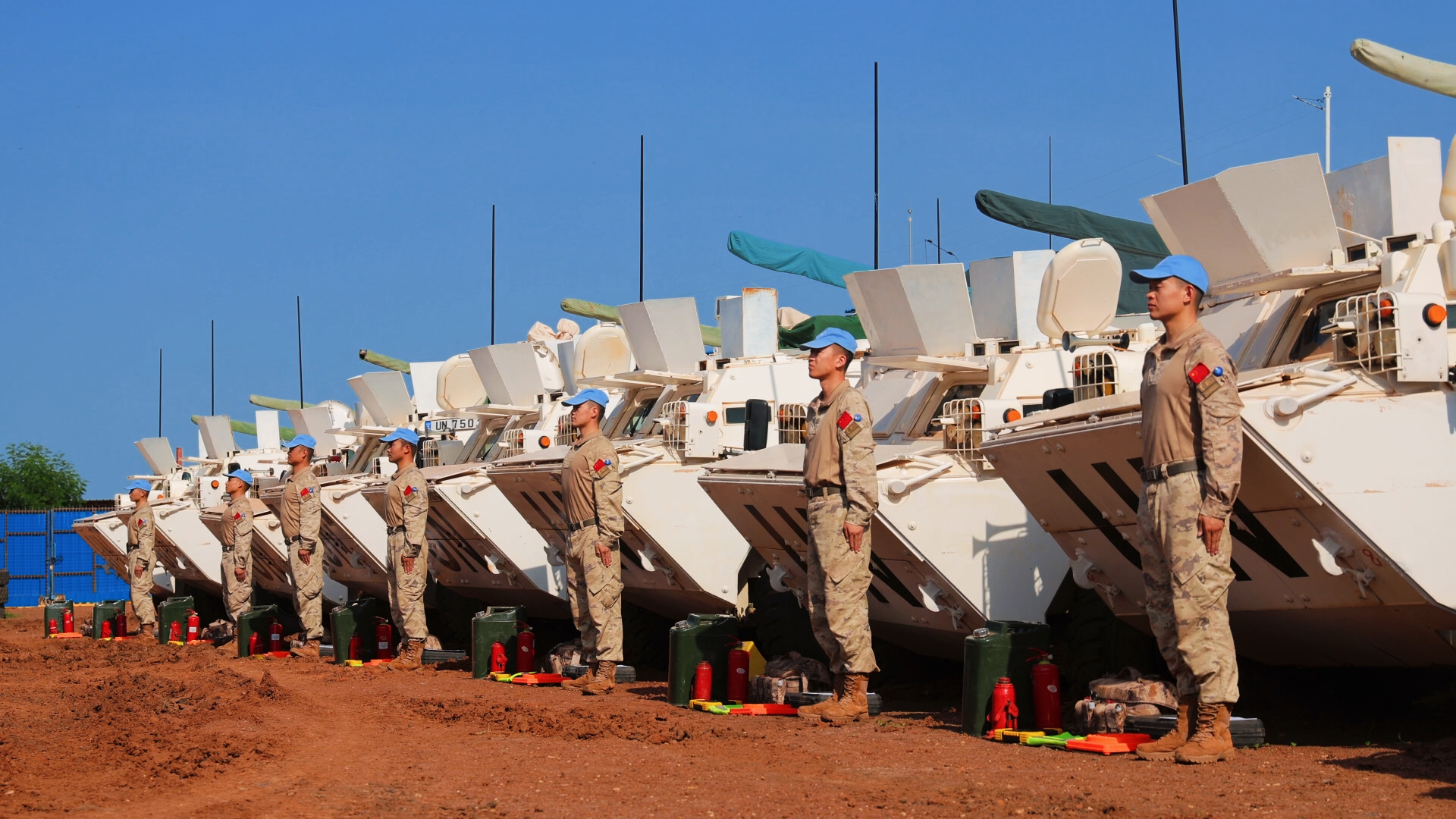 3rd Chinese Peacekeeping Quick Reaction Force to Abyei Passes UN Inspection