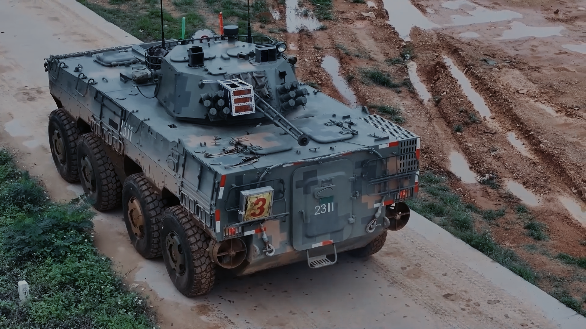 Armored Vehicles in Live-fire Shooting Assessment