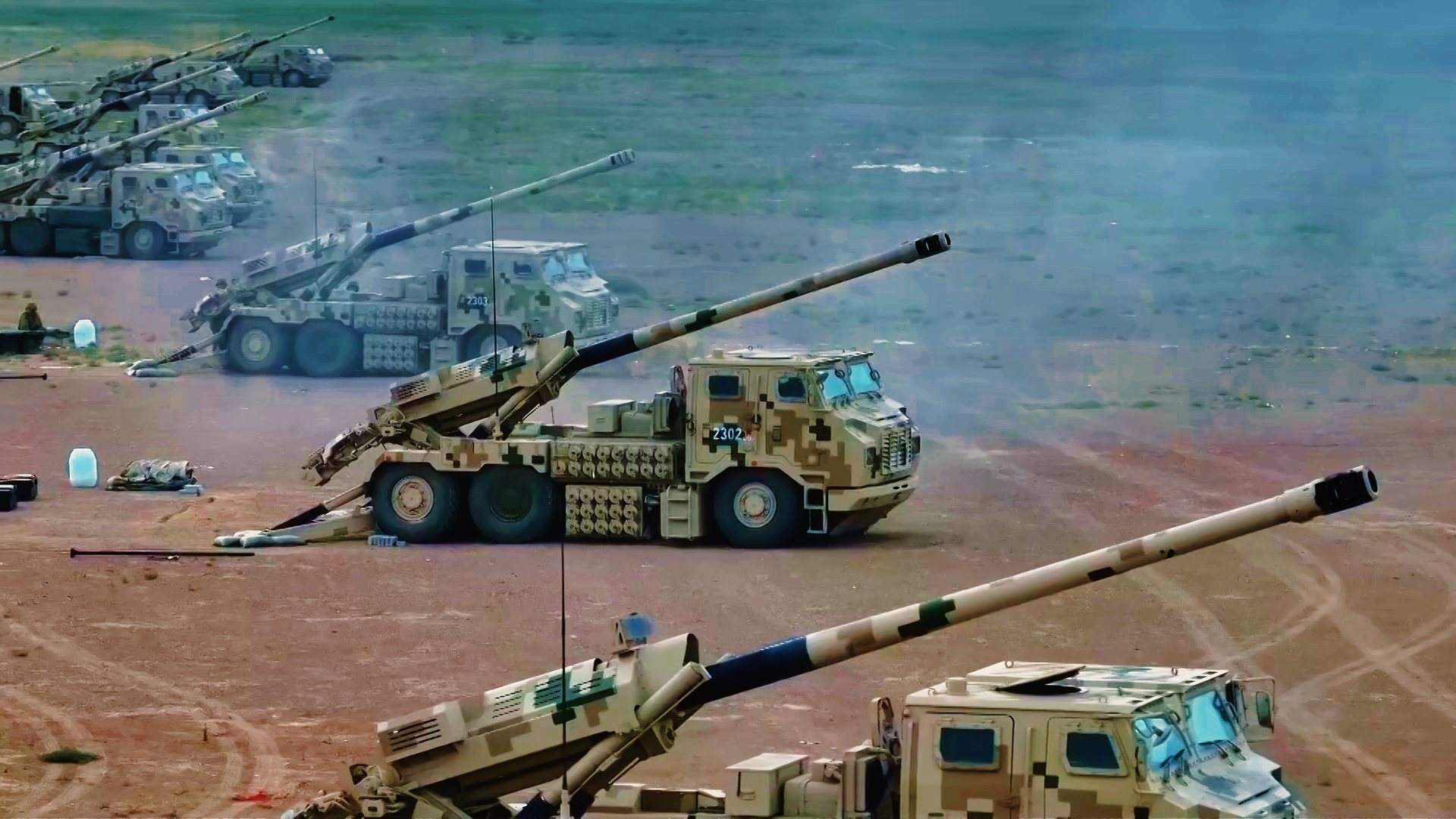 Artillery Troops Conduct Live-fire Shooting Assessment
