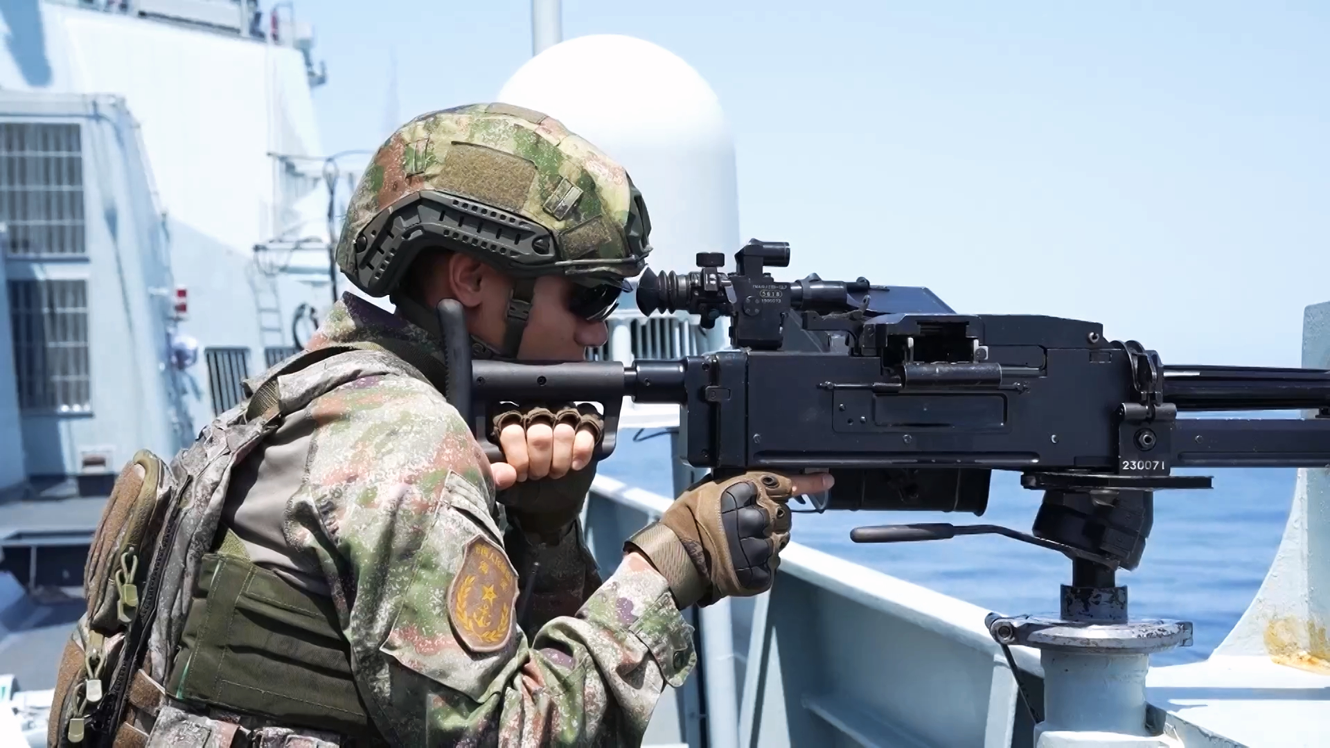 49th Chinese Naval Escort Task Force Conducts Anti-Piracy Drill