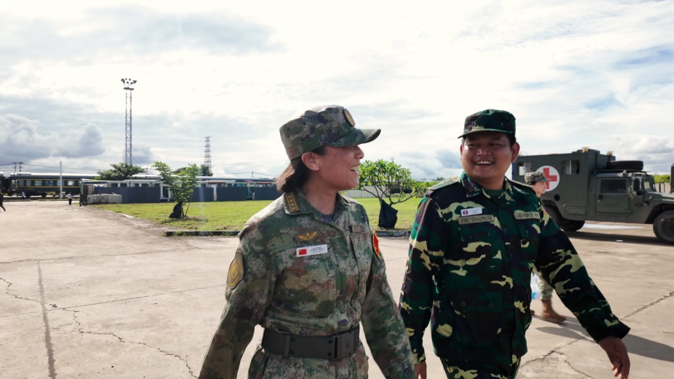Chinese and Lao Military Medics Work Hand in Hand