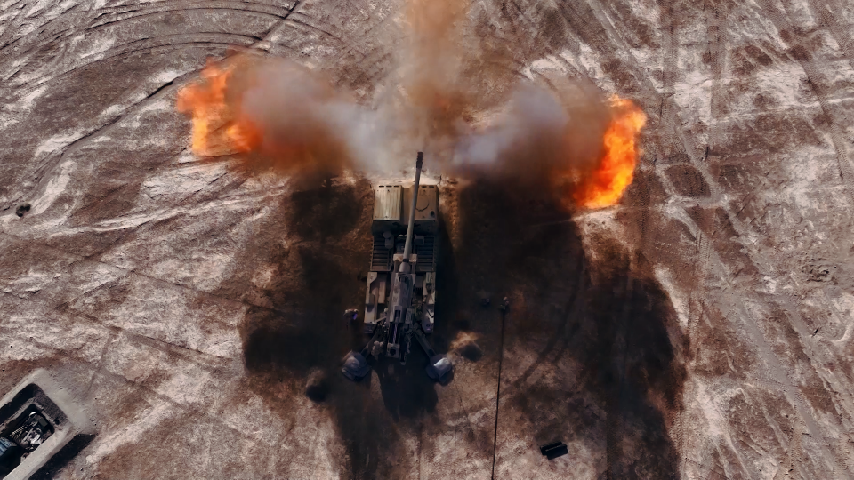 Live-Fire Artillery Drills in Full Swing