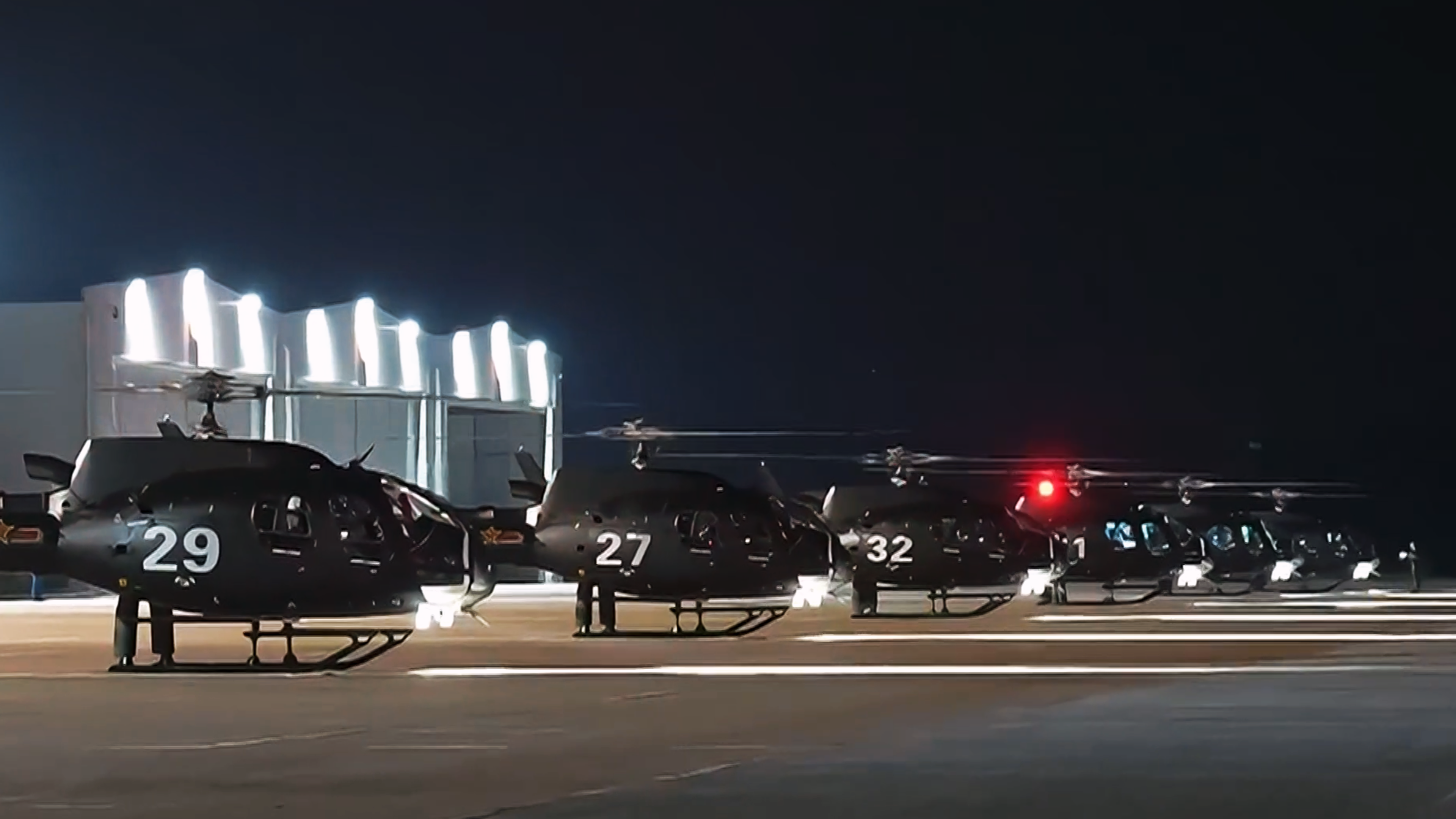 Army aviation brigade conducts nighttime flight training
