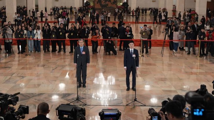 NPC deputies attend group interview ahead of annual session