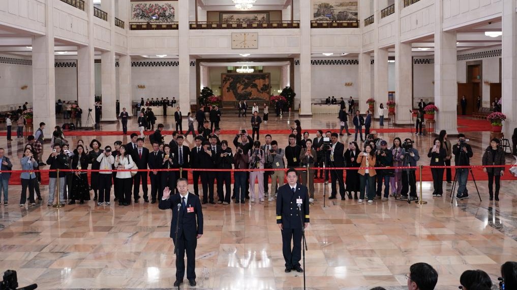 NPC deputies attend group interview ahead of 2nd plenary meeting of annual session