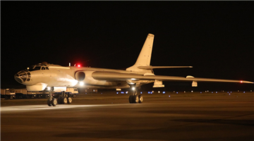 Bomber receives power-on inspections before night flight