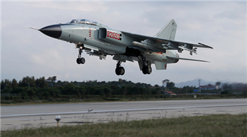 Fighter bombers execute patrol flight