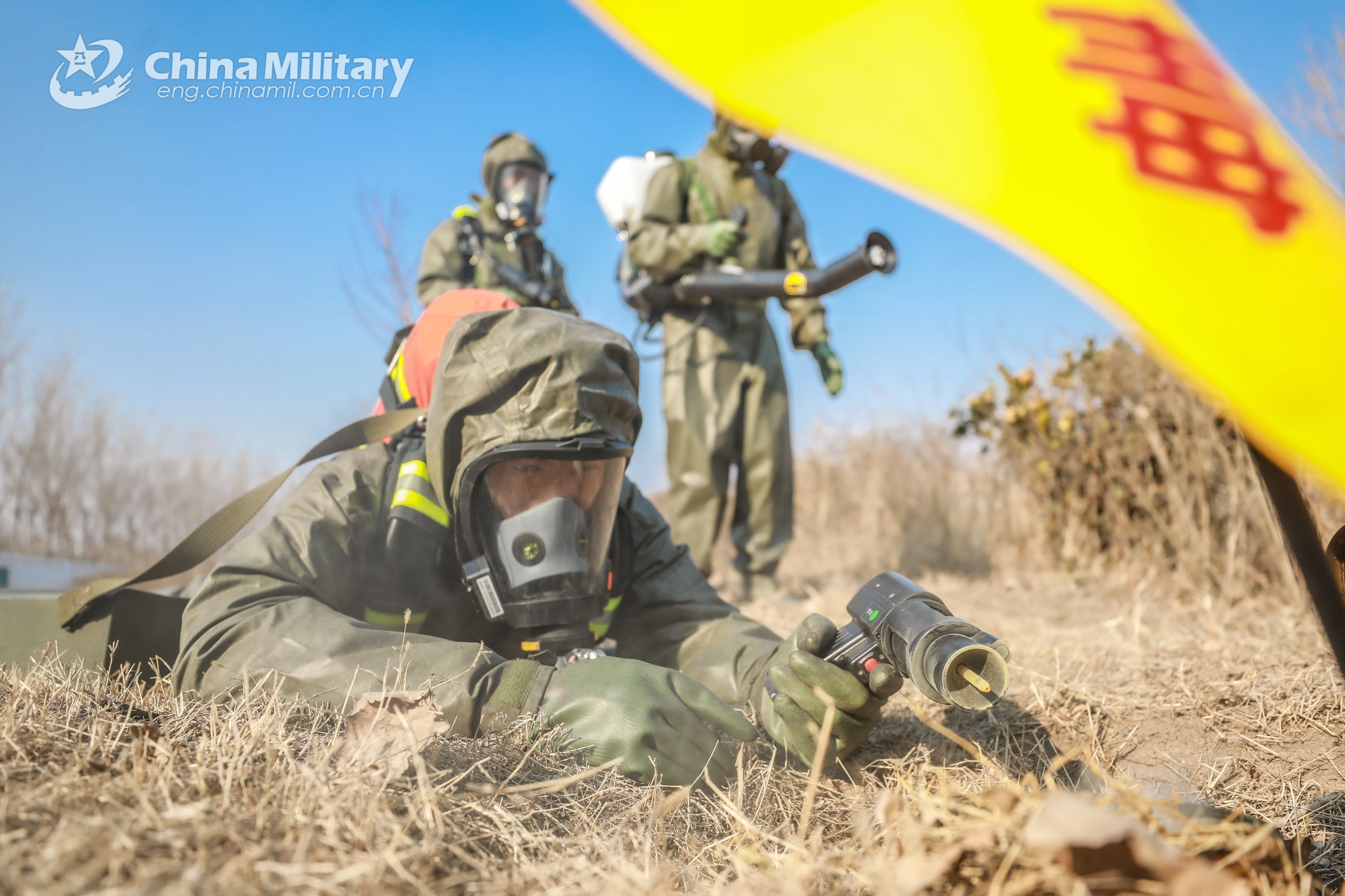 Pap Soldiers In Emergency Response Training Against Chemical Accidents Photos 中国军网（英文版） 5152