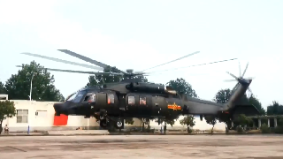 Z-20 helicopters airdrop relief supplies in Henan