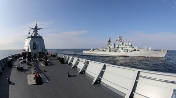 Destroyer flotilla conducts live force-on-force training