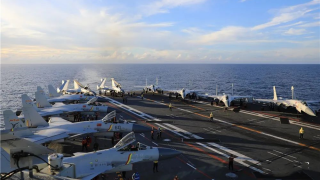 Highlights of aircraft carrier Shandong's live-fire drill in South China Sea