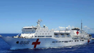 Chinese naval hospital ship Peace Ark enters Indian Ocean