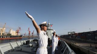 46th Chinese naval escort taskforce stops in Casablanca for replenishment
