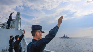 Chinese, Russian navies hold joint exercises at Gulf of Finland