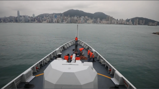 PLA Hong Kong Garrison conducts maritime training exercise