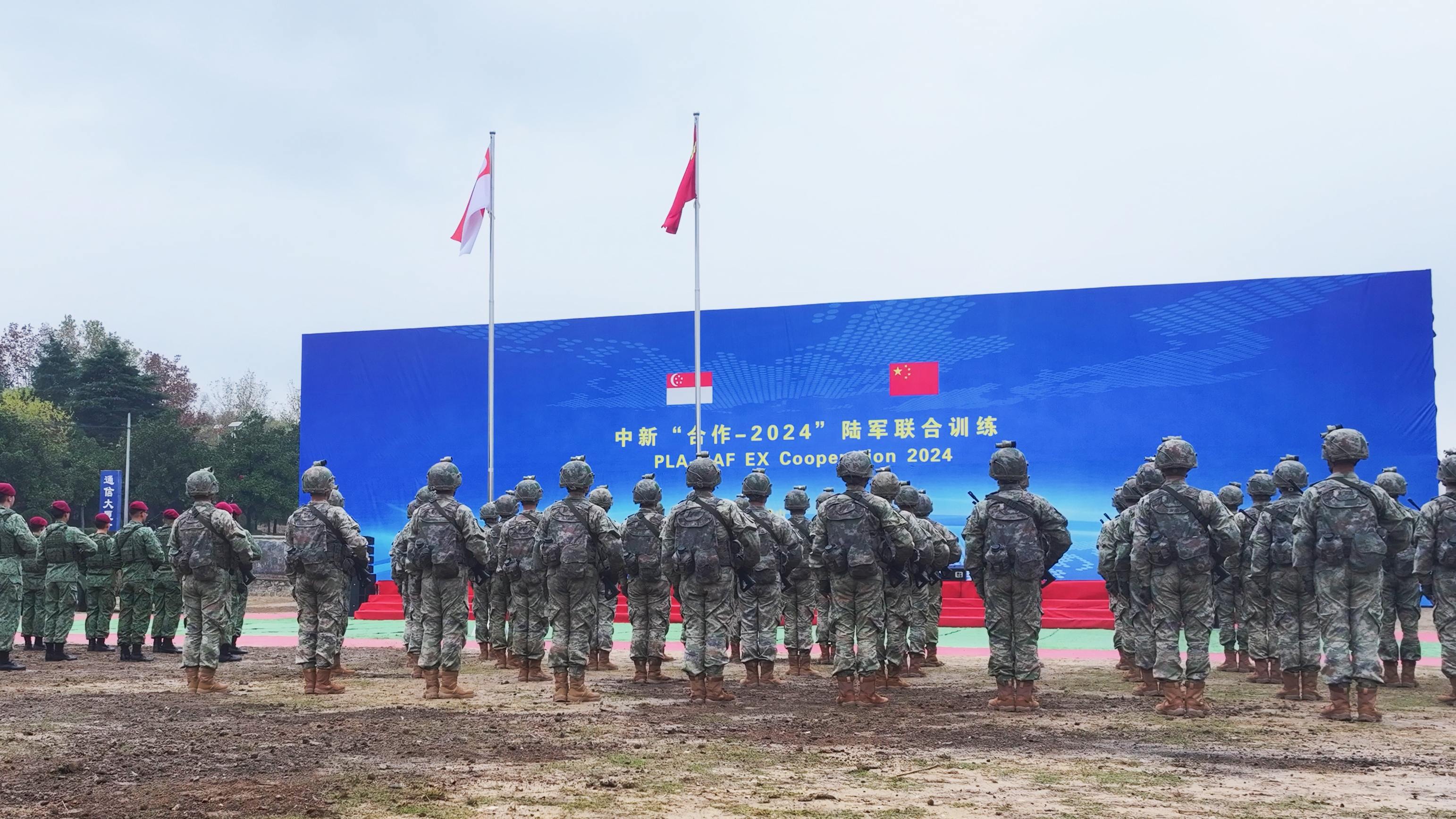 China-Singapore Exercise Cooperation-2024 joint army training kicks off