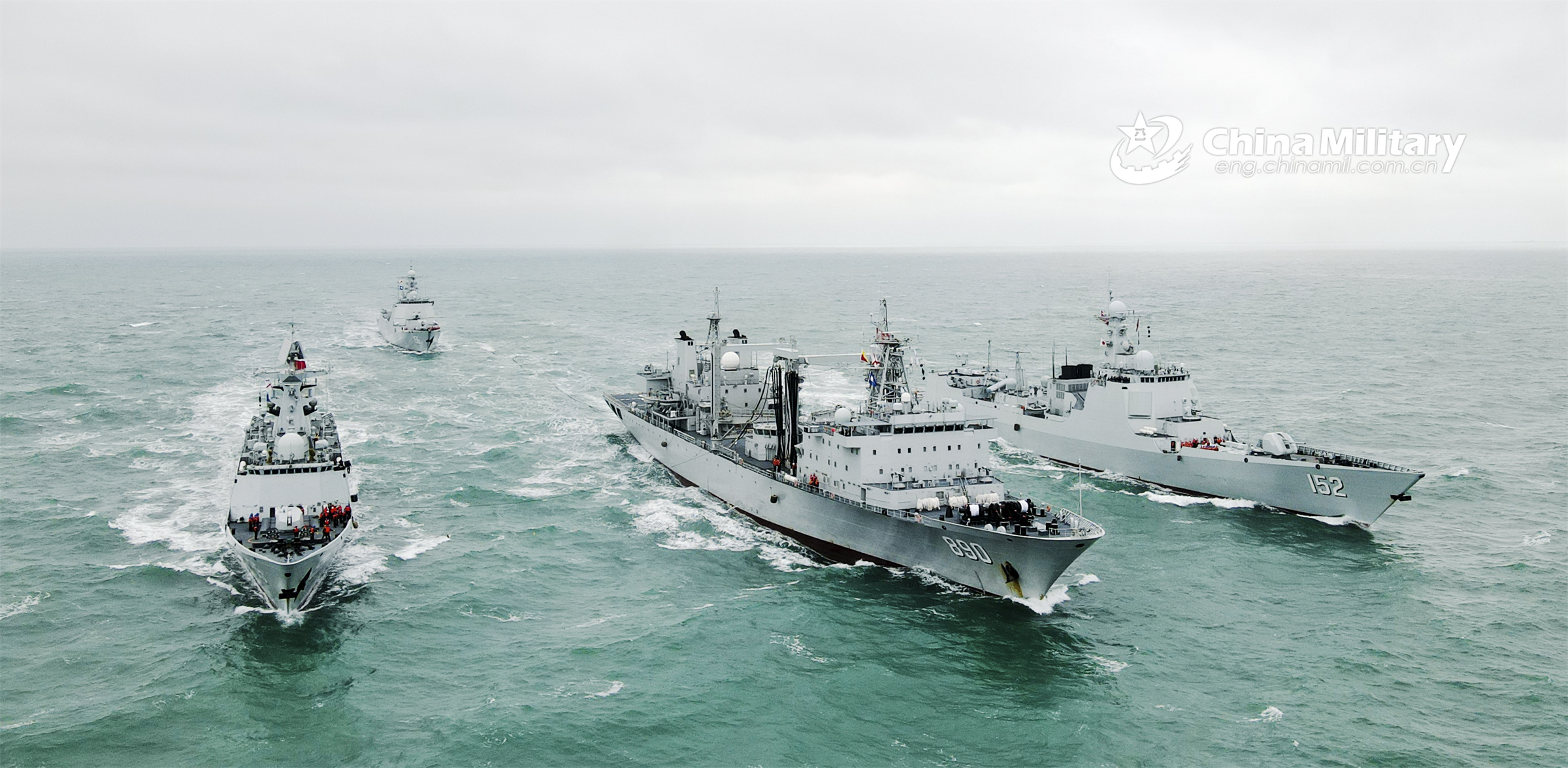 Vessels In Comprehensive Replenishment Training Exercise - Photos 